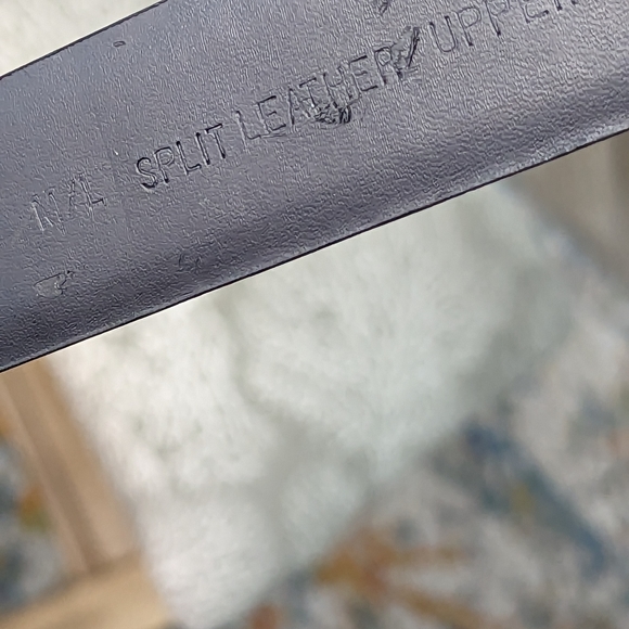 Chico's Adjustable Black Leather Belt With Silver Tone Hardware M/L - Picture 9 of 13